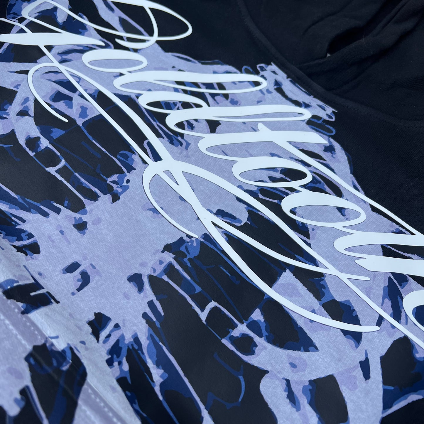 Hoodie Boxy Fit GT Skeleton white