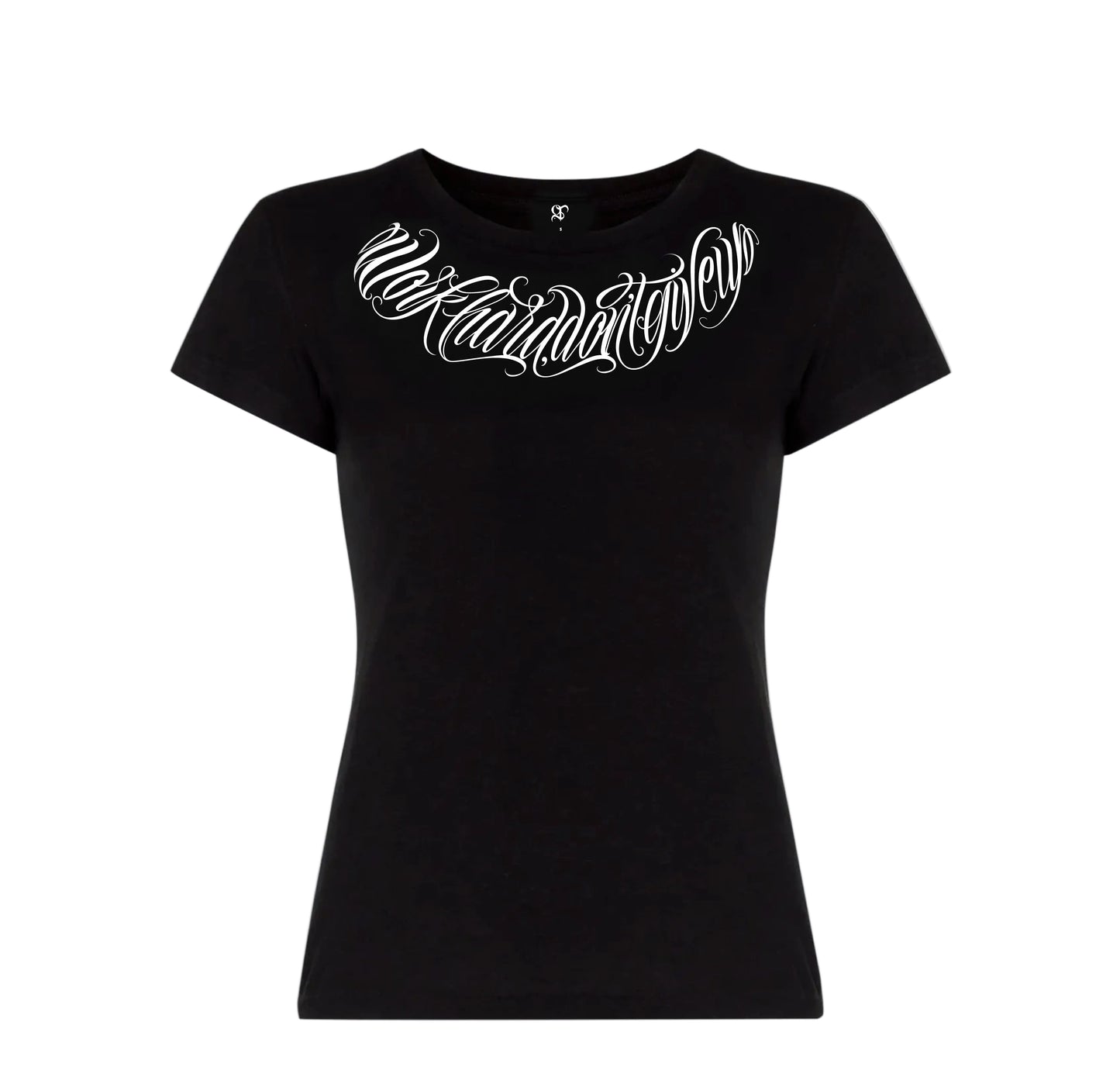Baby Tee GT lettering Negro y Blanco
