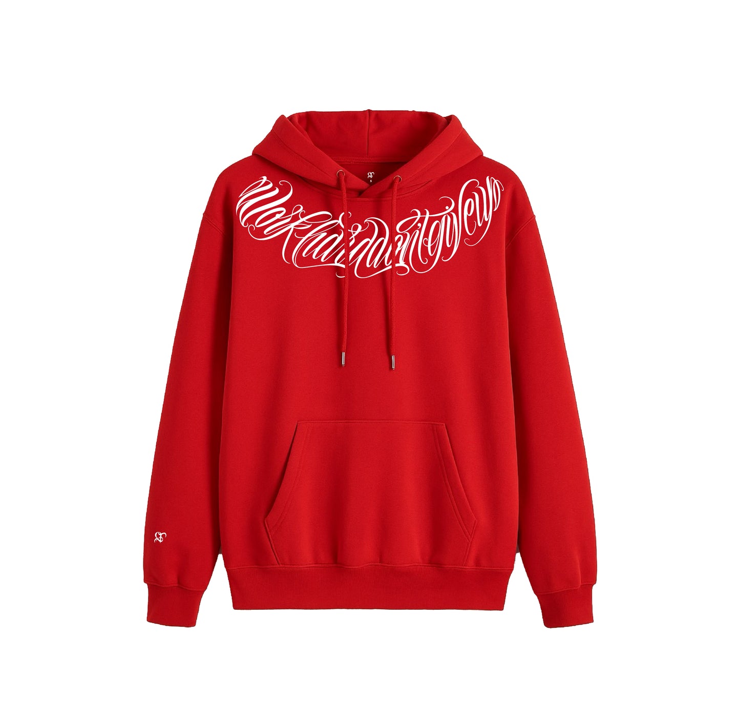 Hoodie GT Lettering Rojo