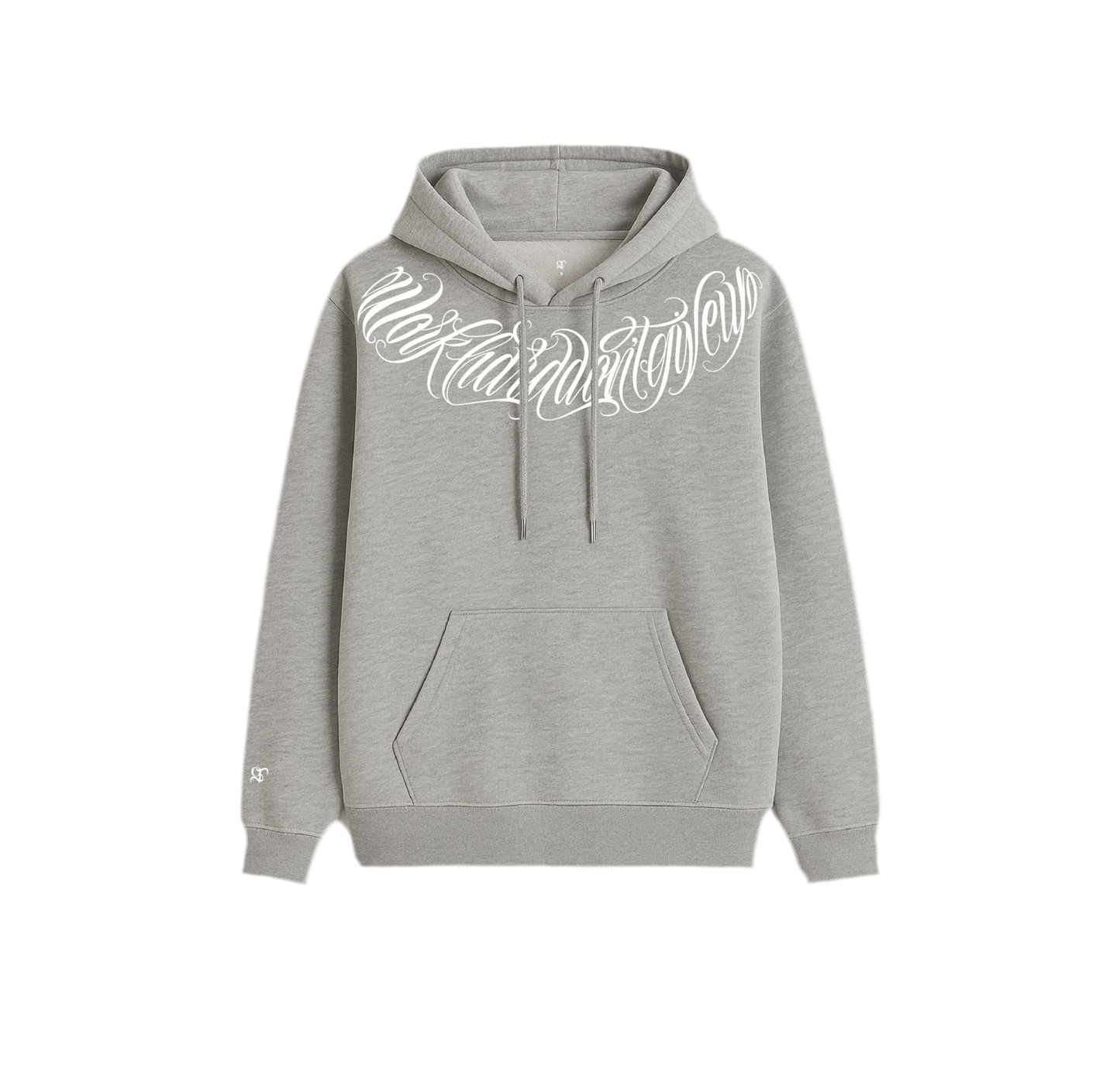 Hoodie GT Lettering Plomo