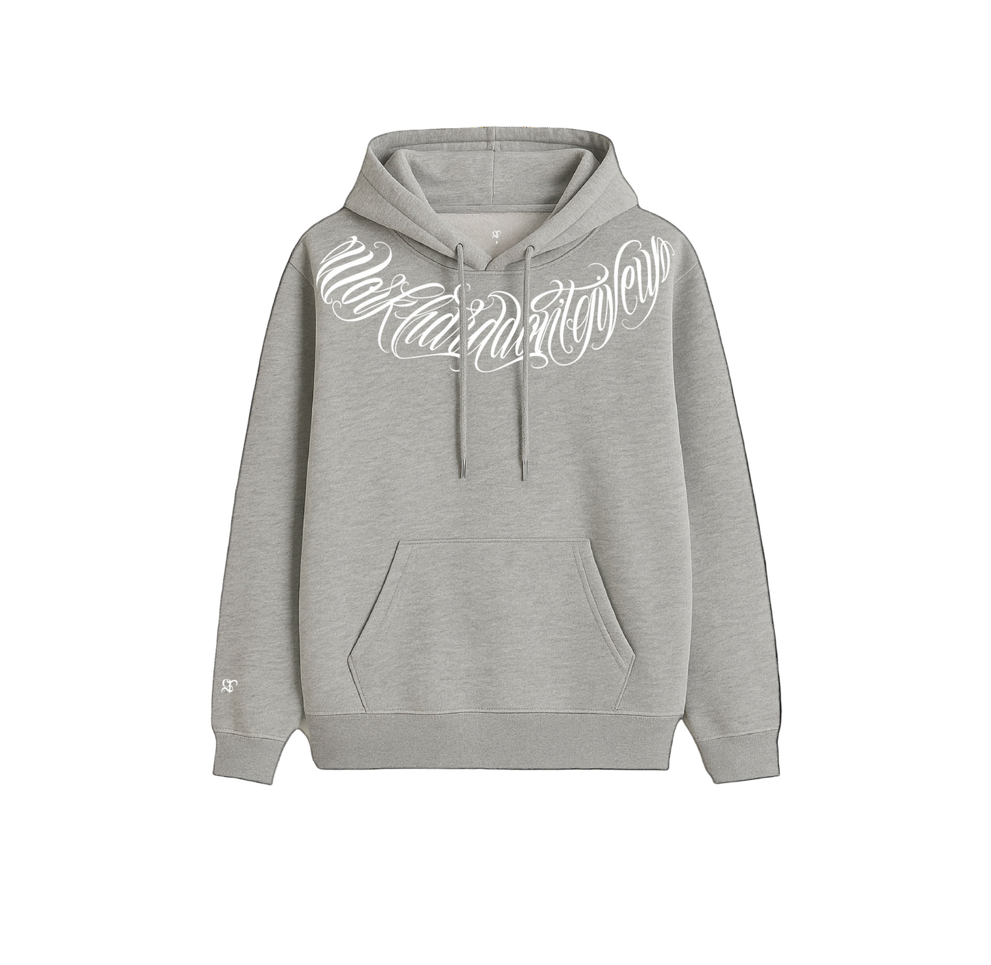 Hoodie GT Lettering Plomo