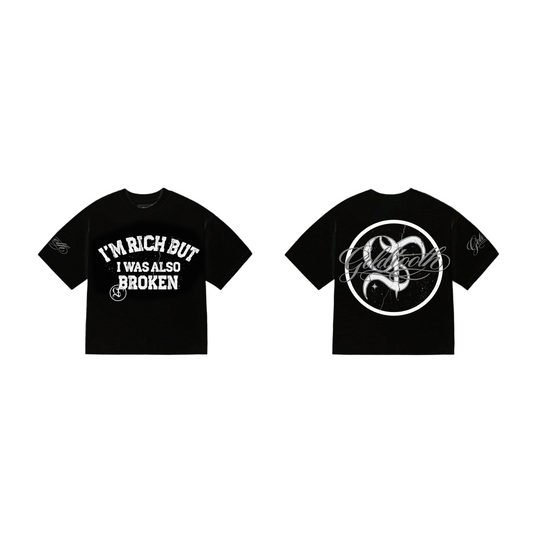 T-shirt GT Boxy Rich Negro