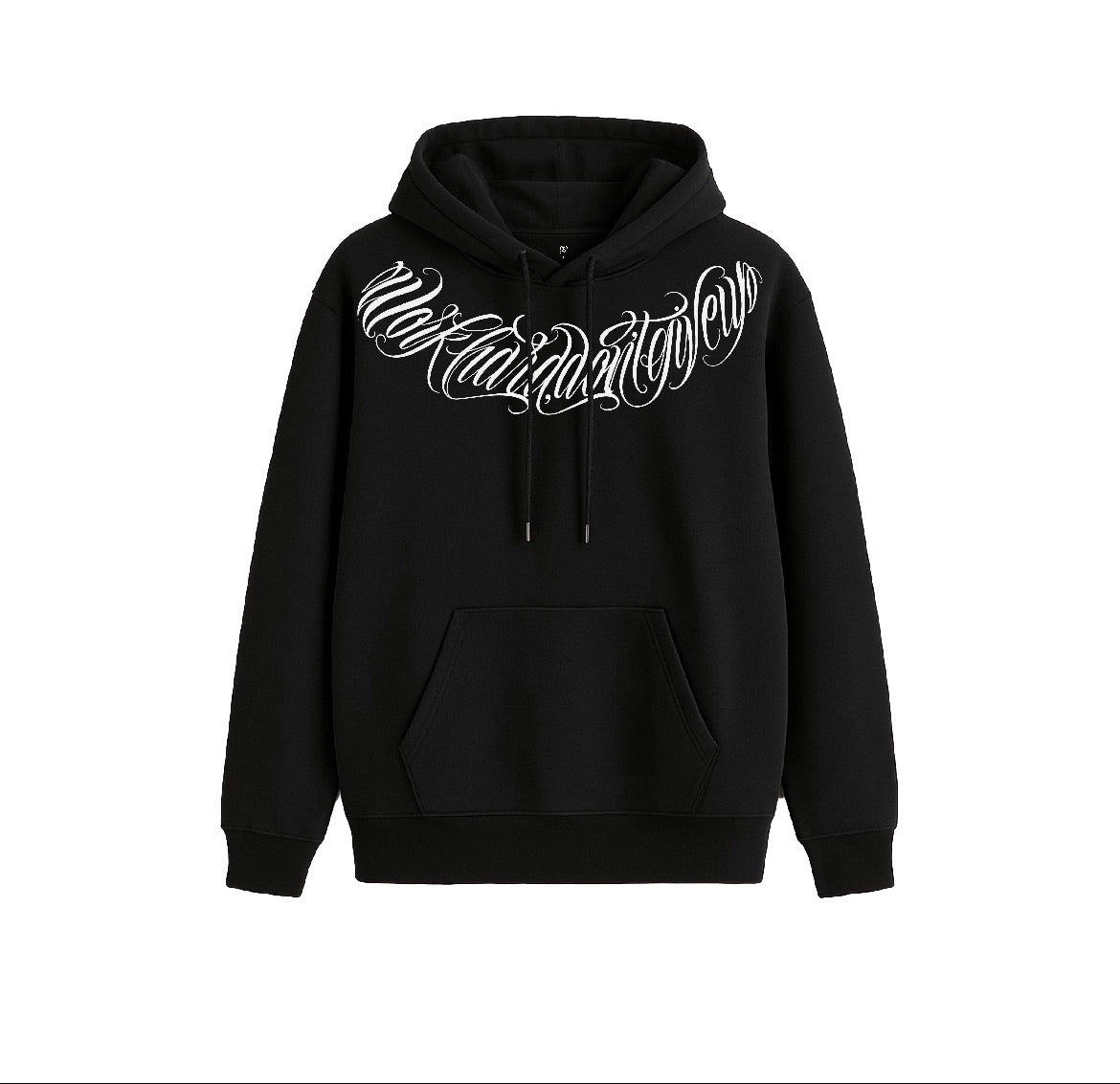 Hoodie GT Lettering Negro