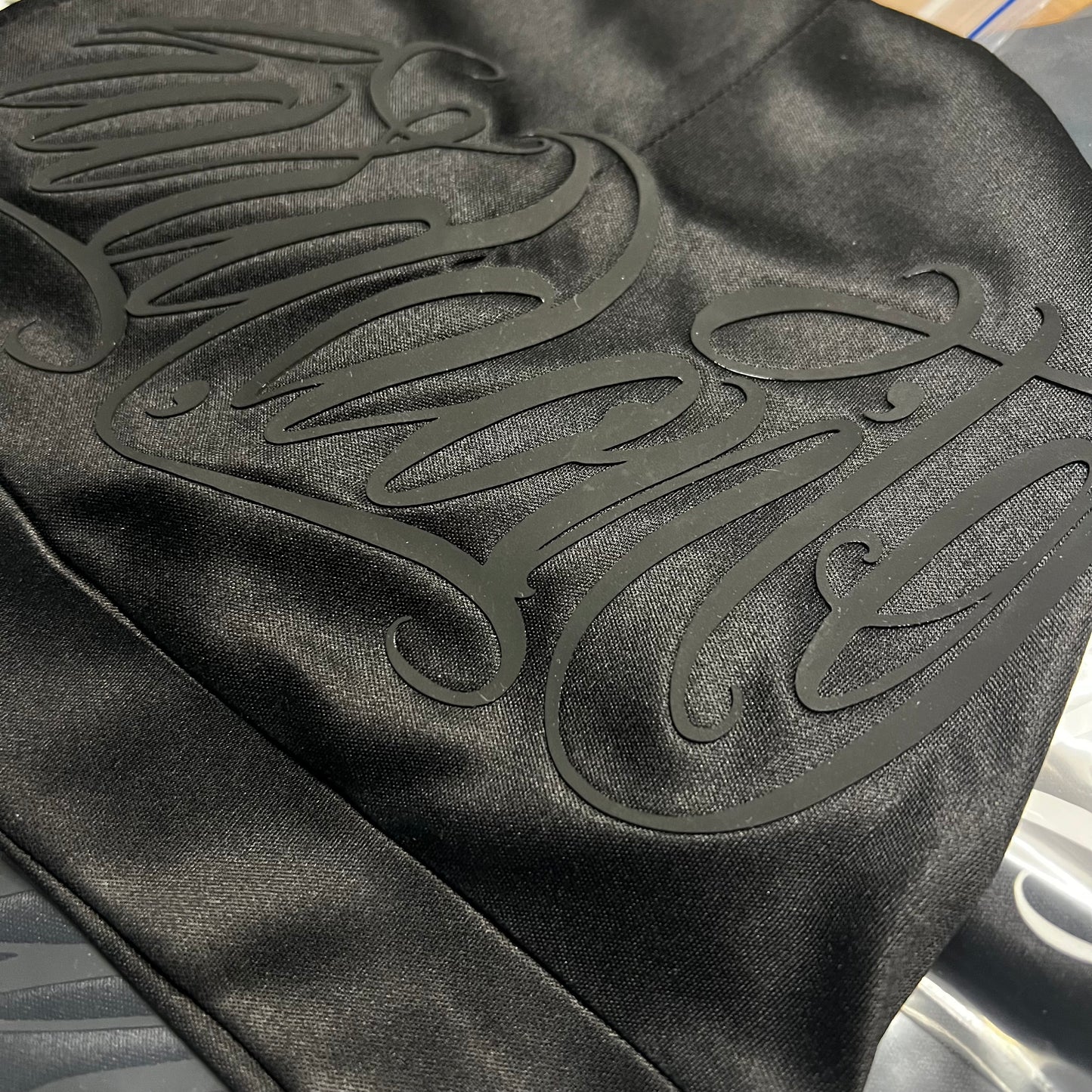 Skull Cap GT Lettering Negro y Negro