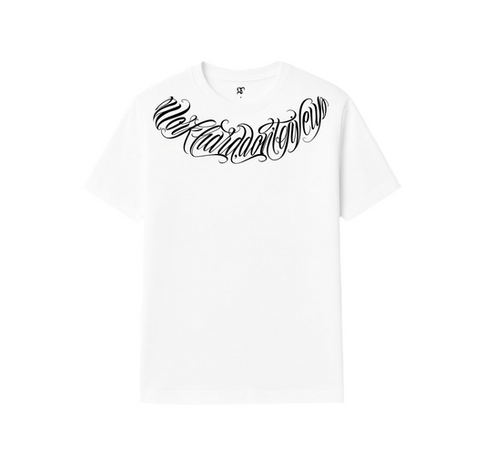 T-shirt GT lettering Blanco y Negro