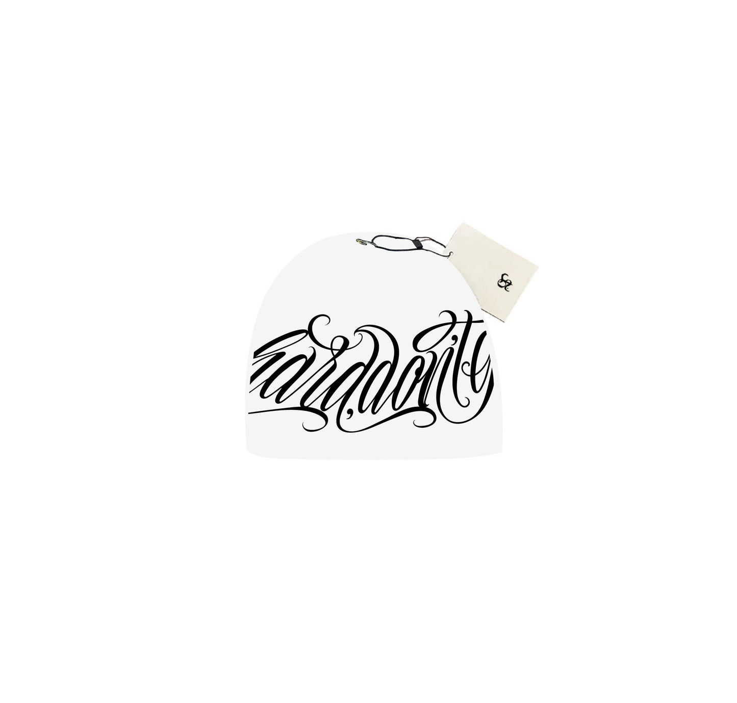 Skull Cap GT Lettering Blanco y Negro