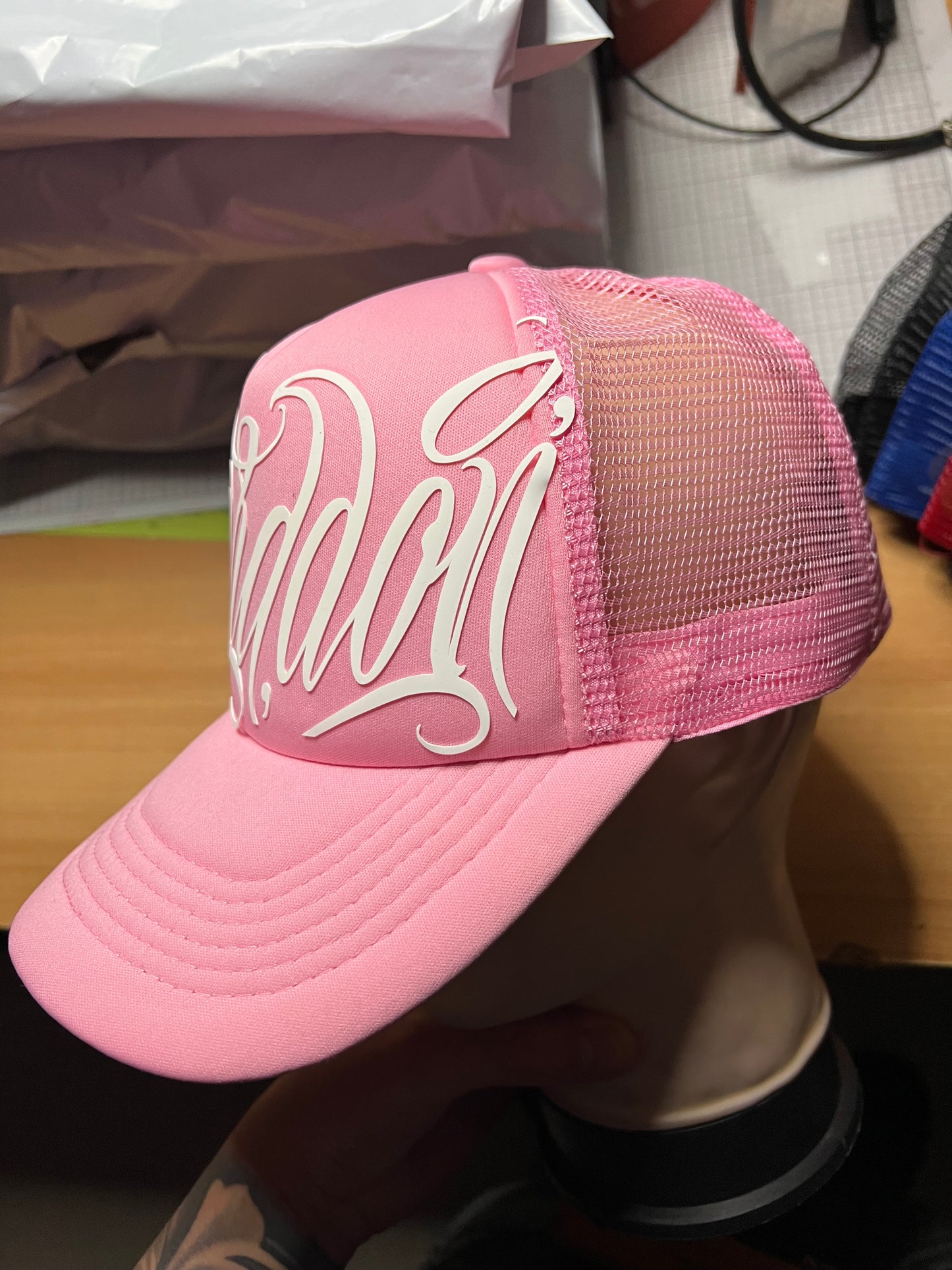 Gorro GT Lettering Rosa
