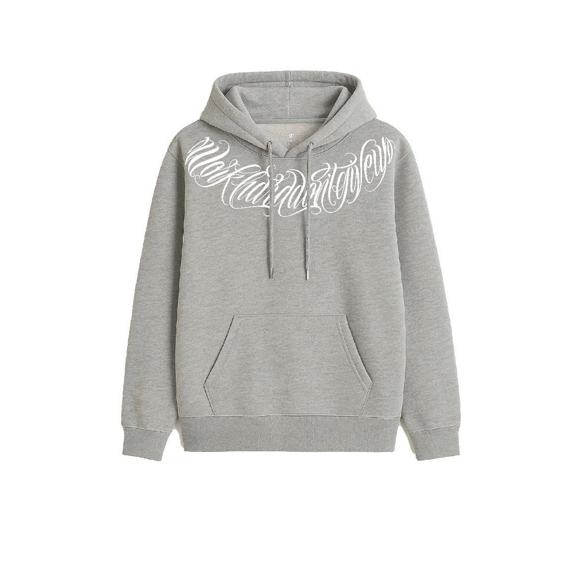 Hoodie GT Lettering Plomo