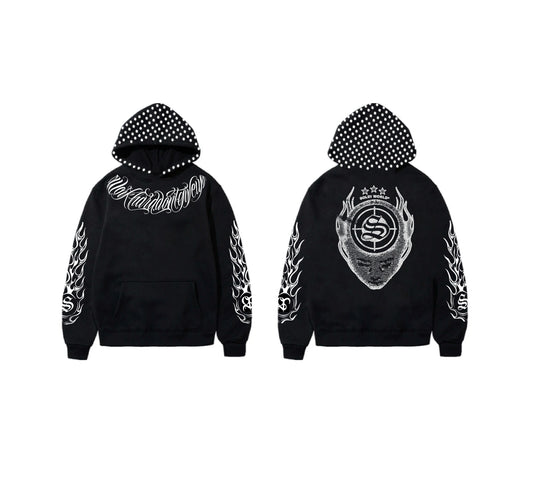 Hoodie GT x SOLDI Negro y Blanco