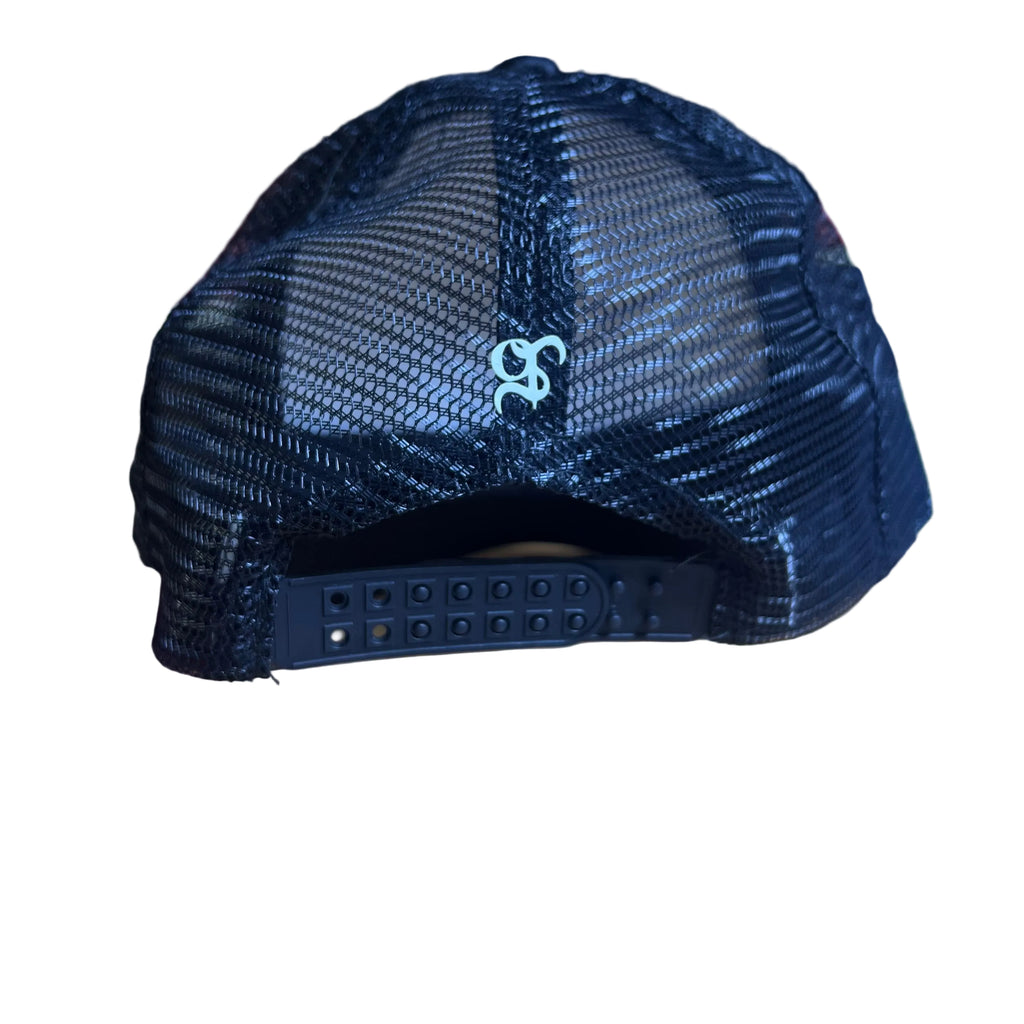 Cap Curvo Maya “GT Lettering Negro y Blanco”