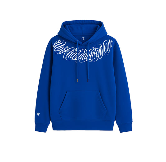 Hoodie GT Lettering Azul rey